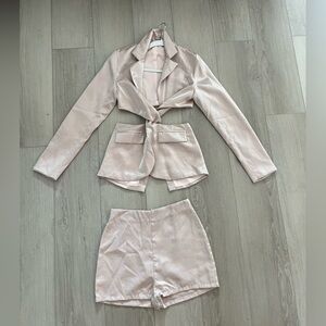 Blazer short set
